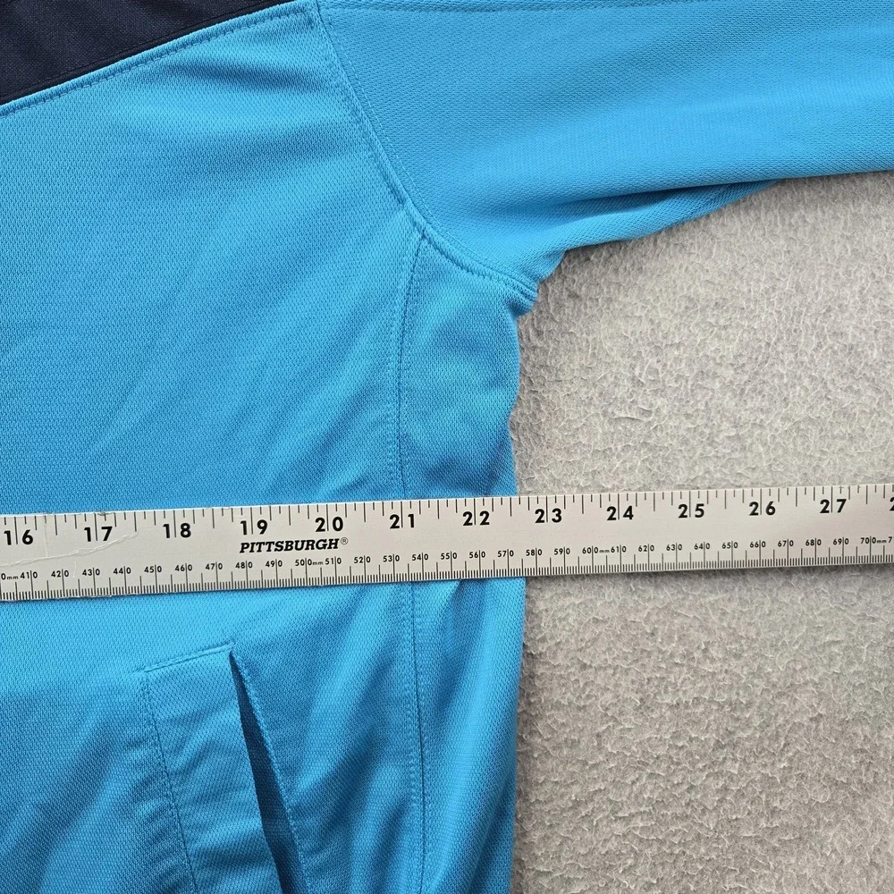 Jordan Men Jacket L/G Blue Embroidered Activewear Zipper‎ Track Full Zip Y2K